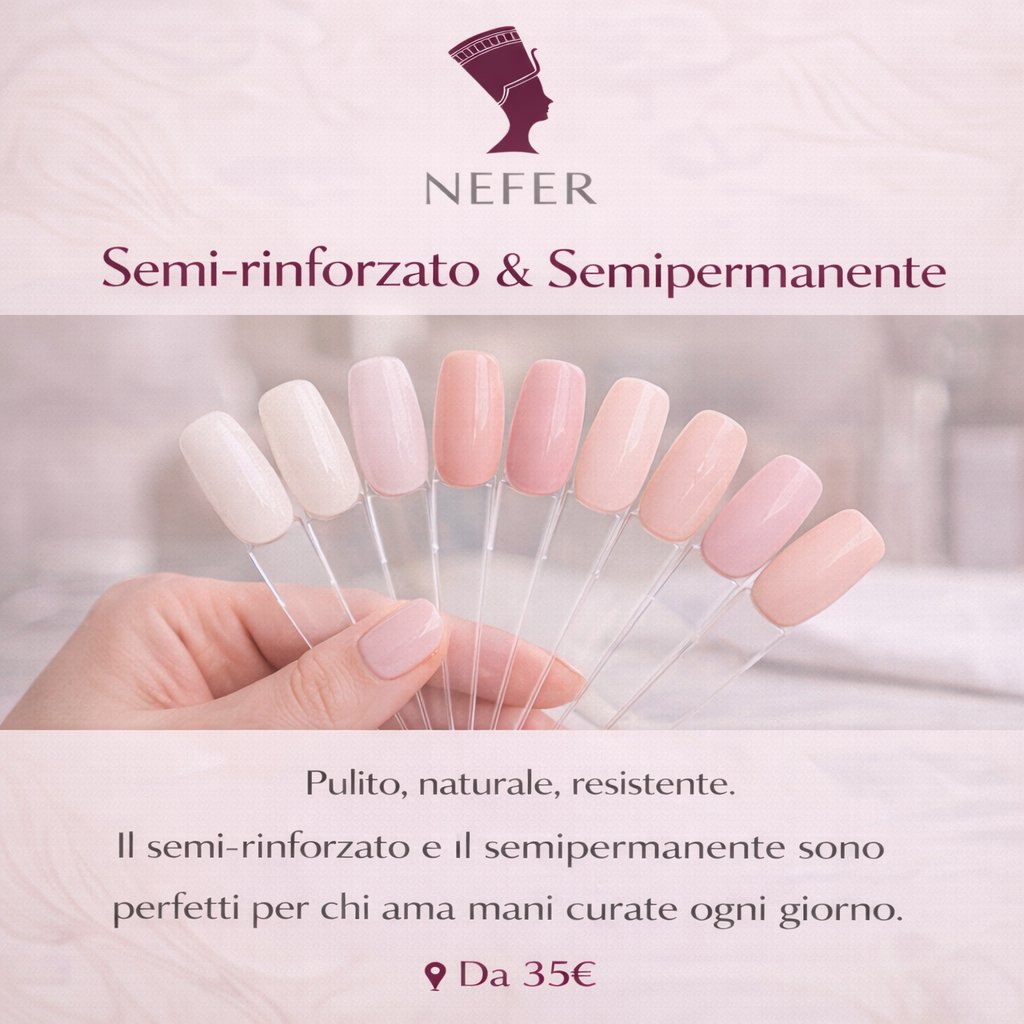 Semipermanente semi-rinforzato unghie leini