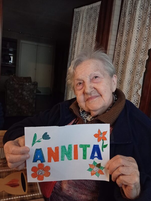 Ospiti di Villa Roveglia durante attività ricreative